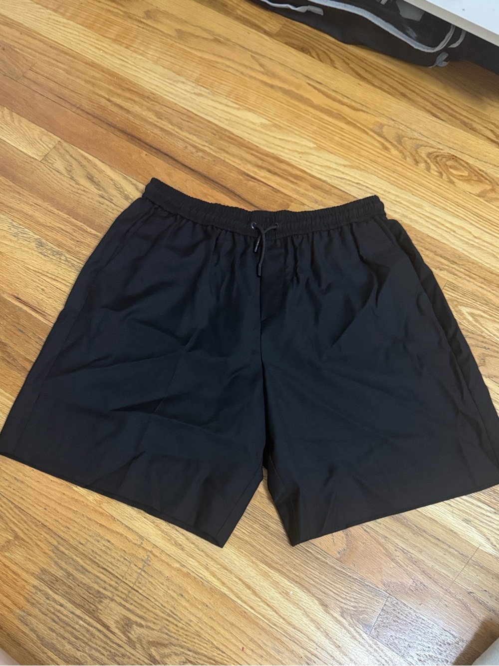 The Kooples Black Athletic Drawstring Shorts